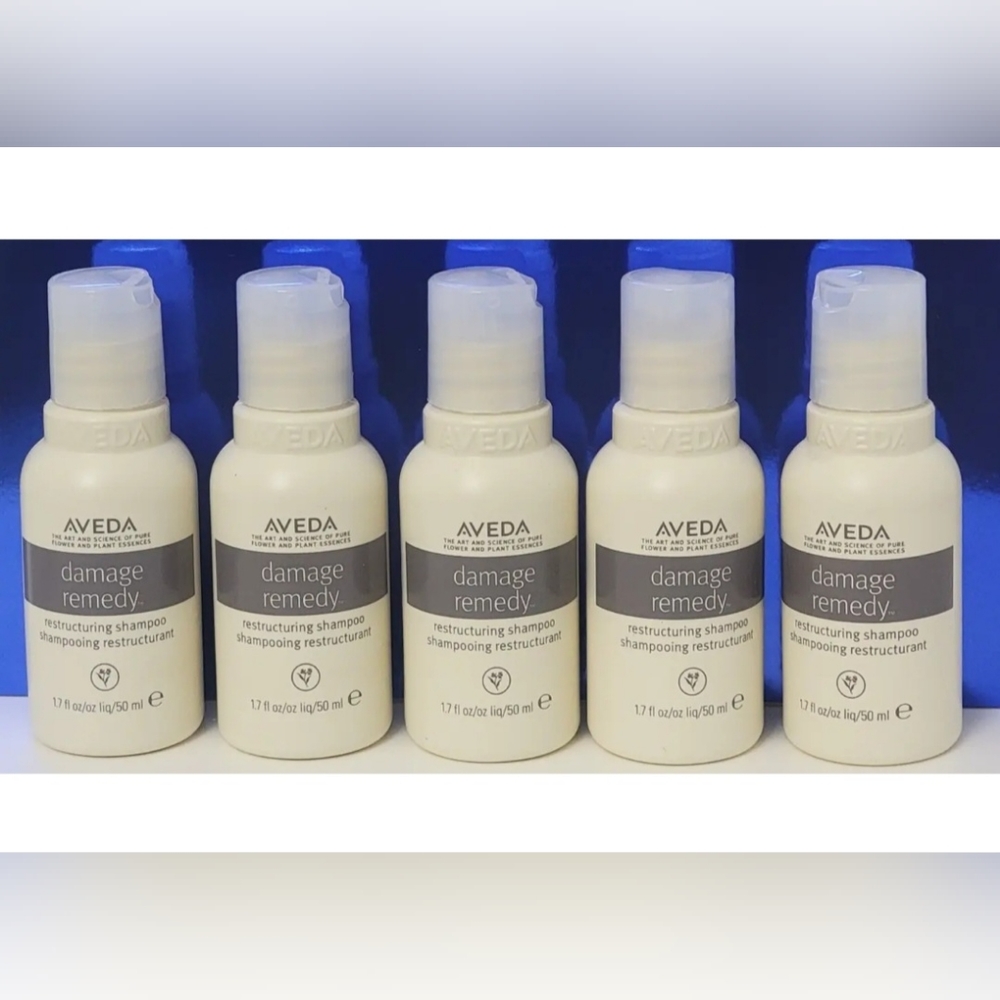 Aveda Damage Remedy Restructuring Shampoo 1.7 fl oz (5 Travel Size bottles)